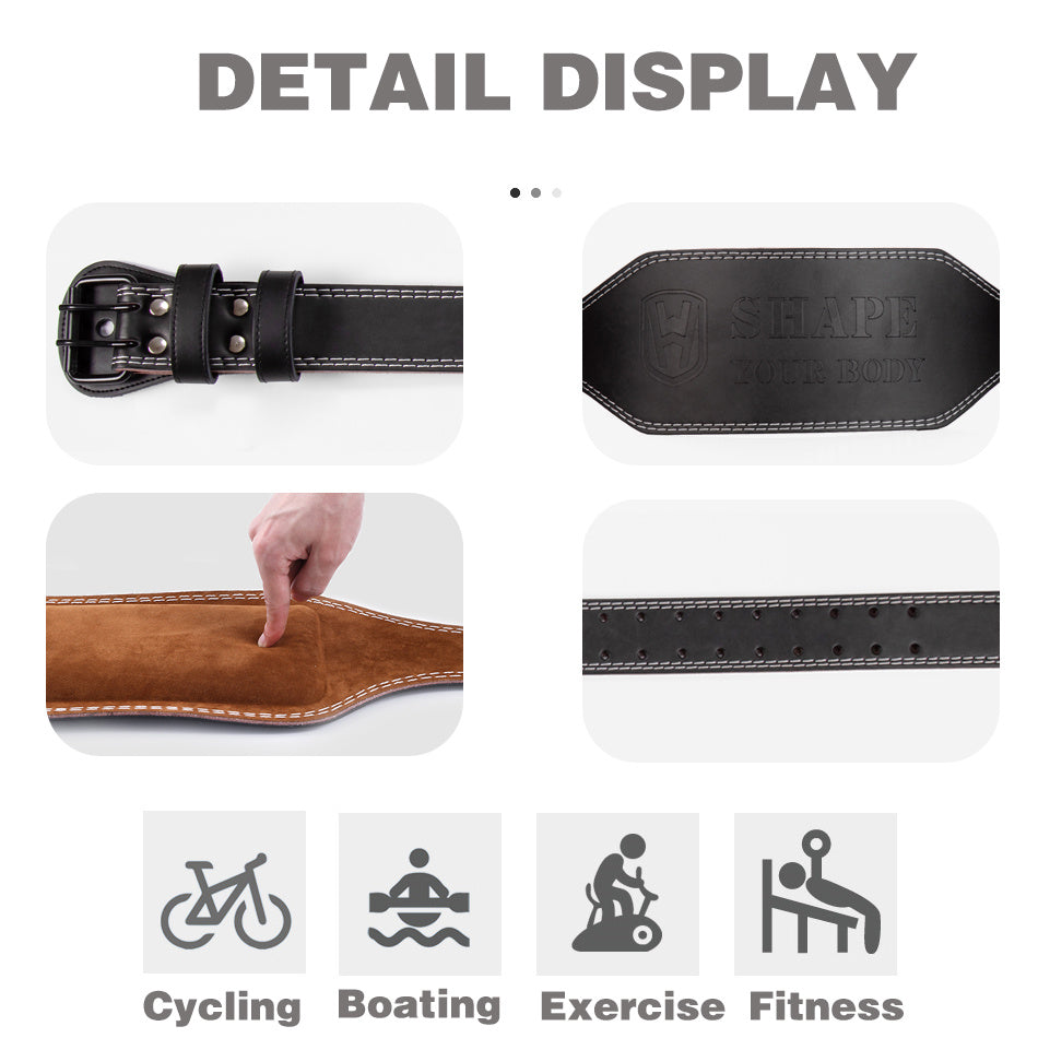 BaseBuilt™ - Leather Premium Lifting Belt