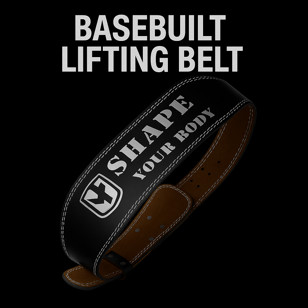 BaseBuilt™ - Leather Premium Lifting Belt